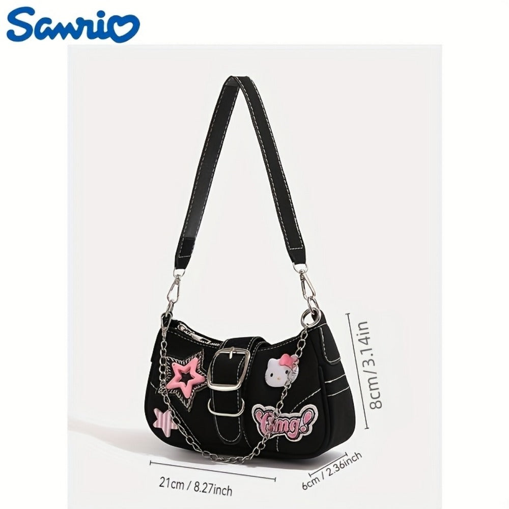 Shoulder Bag for Women – Y2k Anime Baguette Cute Character | Bag Vero – detail view 4