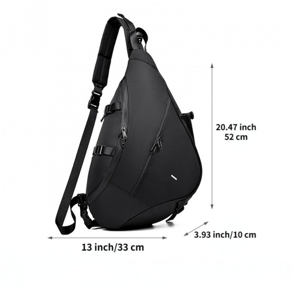 Men's Crossbody Bag – Large Capacity, Adjustable Strap, for Travel & Work | Bag Vero – detail view 3