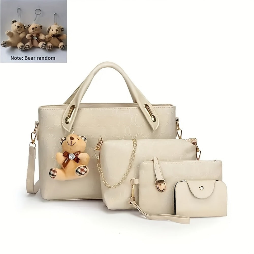 Tote Bag for Women – 4 Piece, Large Capacity, for Work & Everyday Use | Bag Vero – detail view 7