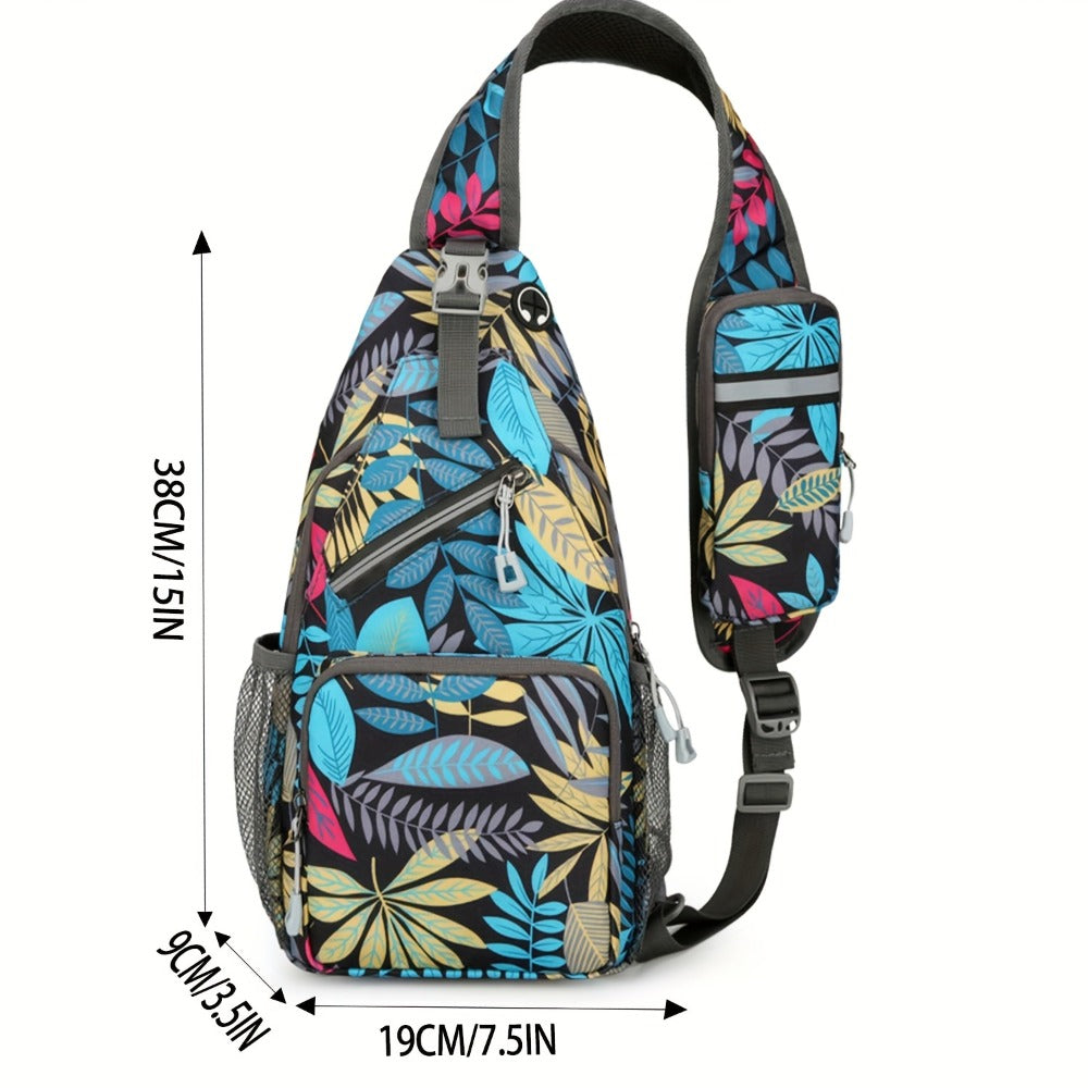 2pcs Single Shoulder Bag for Men And Women, 21 Combinations Trendy Canvas Leisure Sports Small Backpack Oxford Cloth One Shoulder Bag Messenger Bag Chest Bag