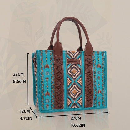 Bohemian Bag for Women Travel Handbag Bohemian Tote Bag Vintage Purses and Handbags Men's Underarm Bag with Crossbody bag Braided rope Bag Weekend Bag Large Capacity Western Purse Stylish Casual bag with handbag