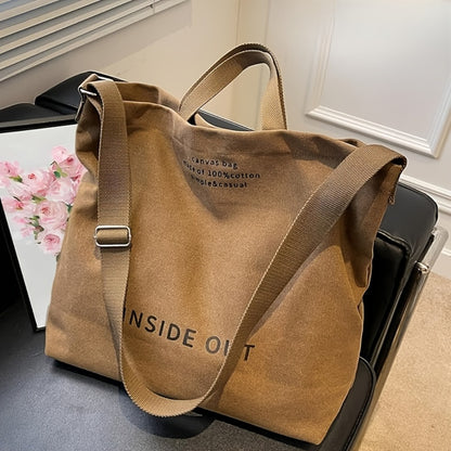 Fall Retro Crossbody Bag Men's And Women's Tote Bag Commuter Bag Student Shoulder Bag, Work Bag, Large Capacity Tote Bag Zipper Upgraded Perfect Gift Tote Bag for Women