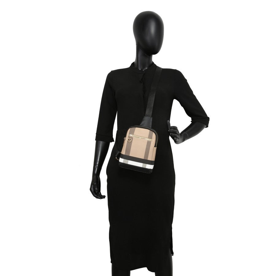 ZENG BAG Women's Fashion Small Crossbody Bag - Women's Crossbody Waist Bag PU Leather Multifunctional Crossbody Belt Chest Bag with Adjustable Shoulder Strap Suitable for Casual Travel Shopping Perfect Valentine's Day Gift for Women
