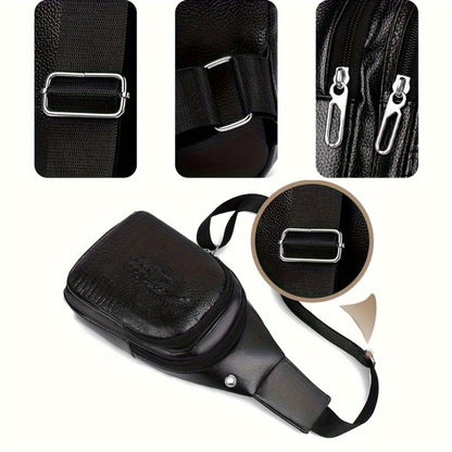 Sling Bag - Stylish High Quality Sling Bag - Durable & Multi-Functional, Crossbody Chest Pack for Casual Everyday Use - Men - Style! Strength! Simplicity! Yours!