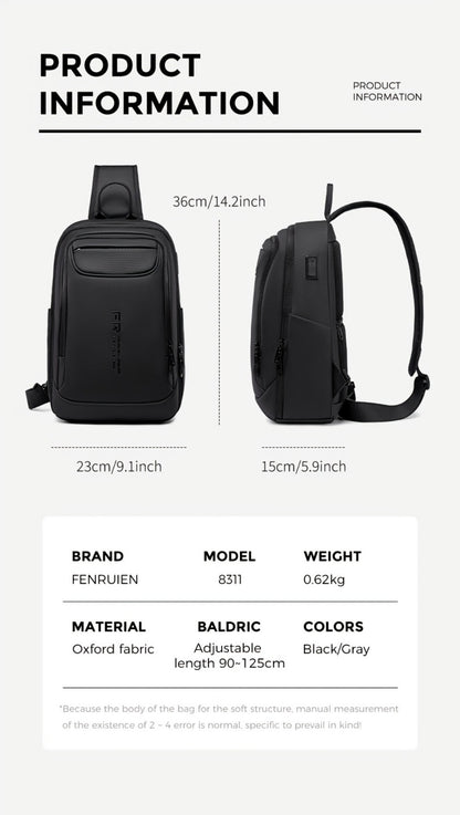 Sling Bag – 9.7 Inch, Compact, for Travel | Bag Vero – detail view 16