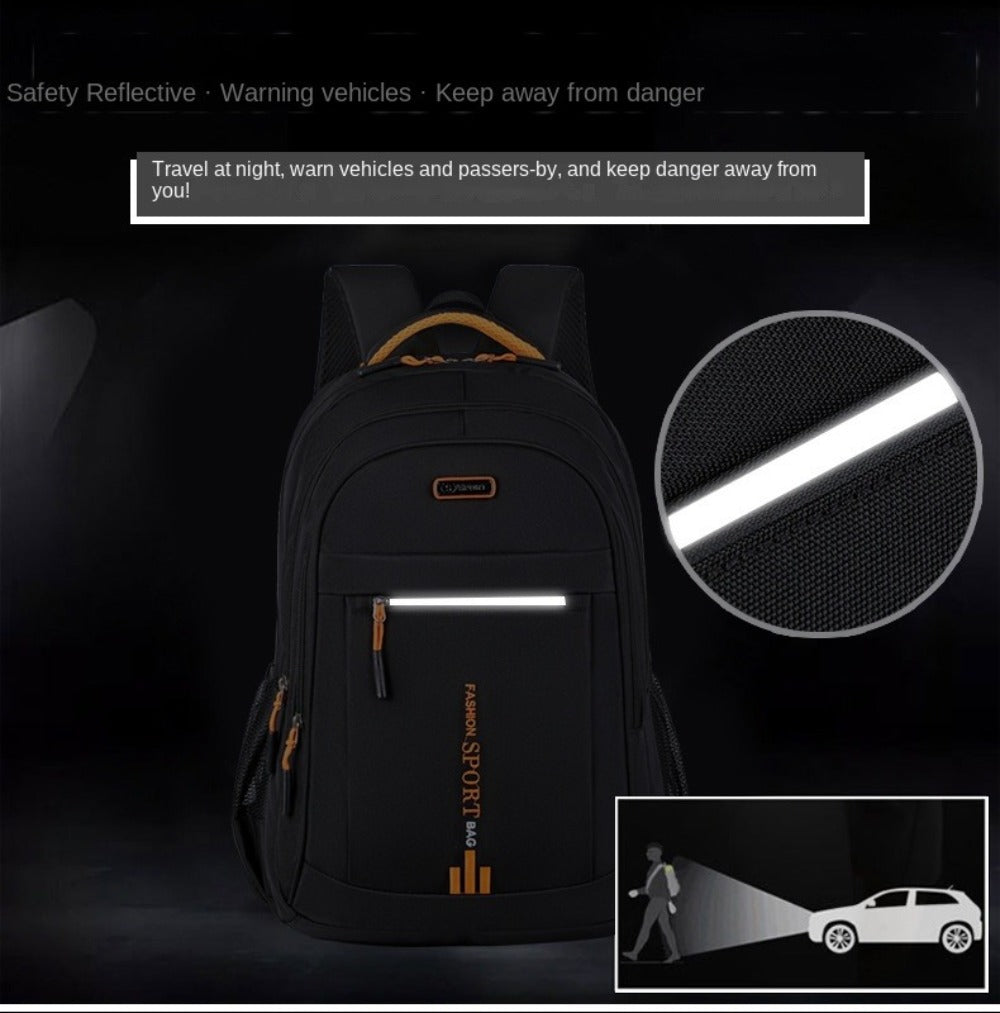 Men's Large Capacity Business Laptop Backpack, Travel and Sports Bag for Women