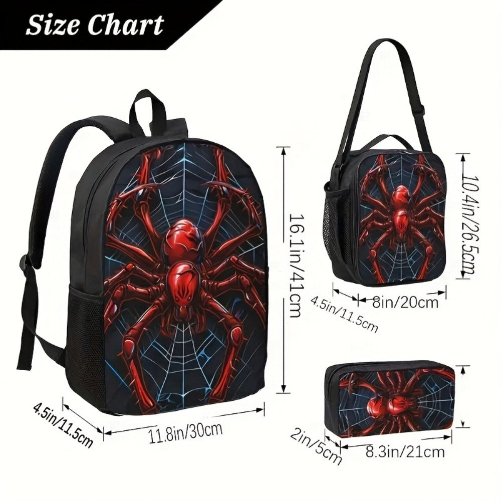 Backpack for Women – 2-Piece, Polyester, Large Capacity, for School | Bag Vero – detail view 3