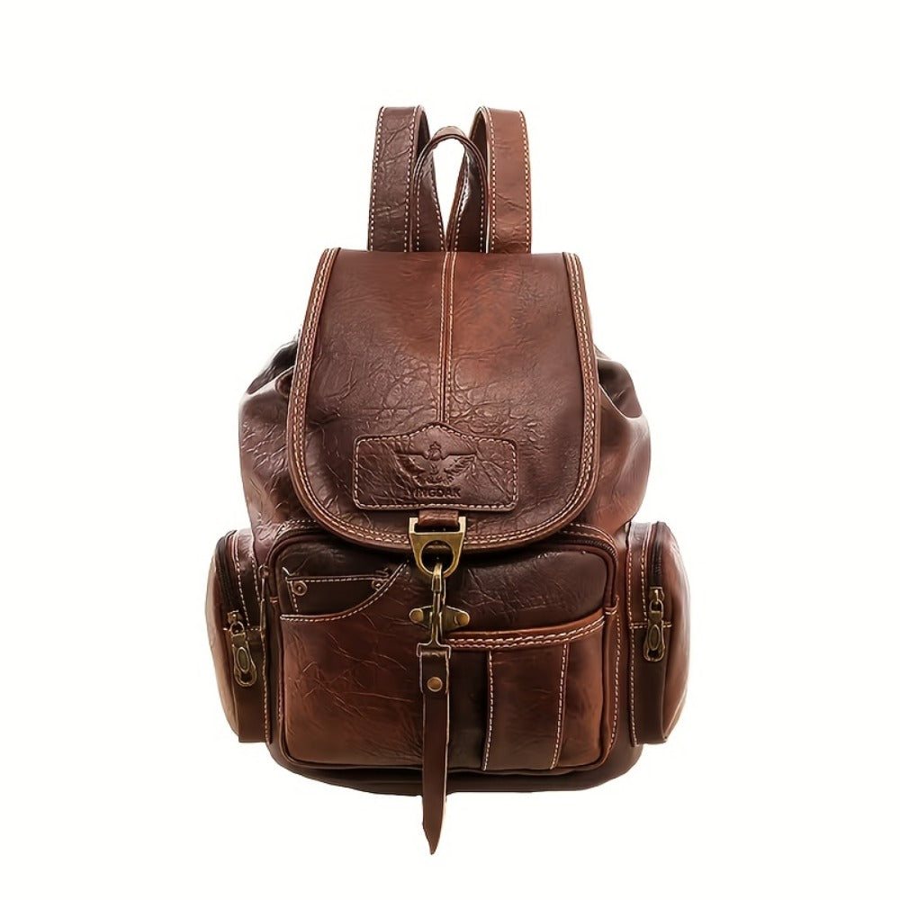 Backpack for Women – for School & Everyday Use, Retro Adjustable Strap Buckle Closure | Bag Vero – detail view 2