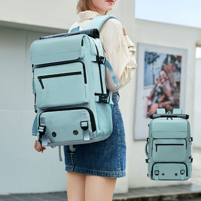 Laptop Backpack – 17 Inch, Nylon, Trolley Sleeve, Multi Pocket | Bag Vero – detail view 19