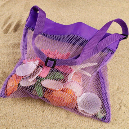 Tote Bag for Women – 6 Pack, Mesh Beach Pack Adjustable Colorful | Bag Vero – detail view 9