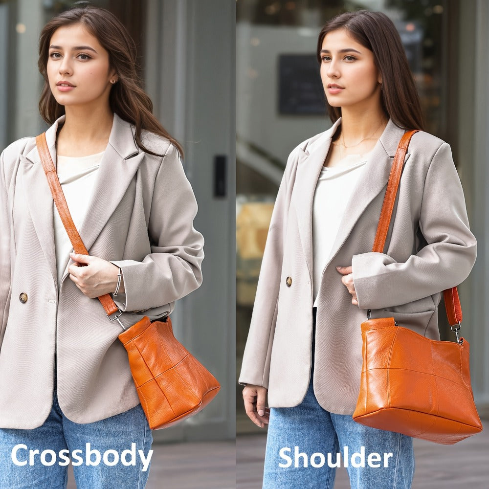 Crossbody Bag for Women – Genuine Leather, for Work & Everyday Use | Bag Vero – detail view 21