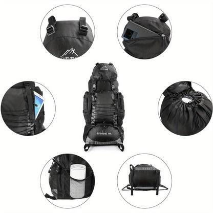 1pc 23.78gal Hiking Daypack Backpack High Quality Large Capacity Bag Hydration Pack for Men and Women Camping Traveling Halloween Black Friday Christmas Thanksgiving Gift for Boyfriend Husband Father