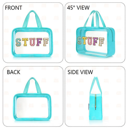 Travel Makeup Bag – PVC, Stuff Embroidered Pvc Makeup Portable | Bag Vero – detail view 5