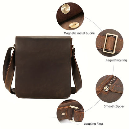 Laptop Bag – Genuine Leather, for Travel & Work | Bag Vero – detail view 9