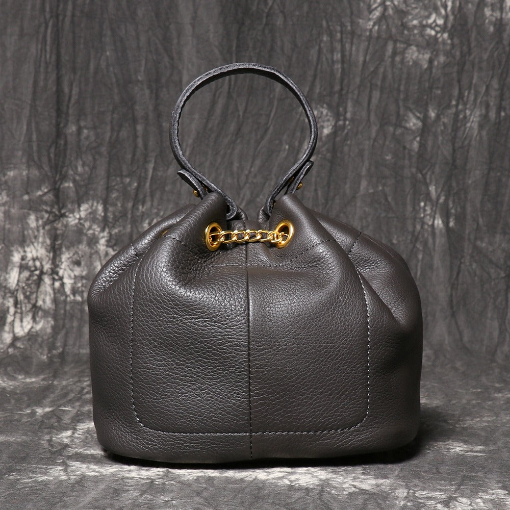 Crossbody Bag for Women – Genuine Leather, Genuine Leather Bucket Handmade Cowhide | Bag Vero – detail view 26