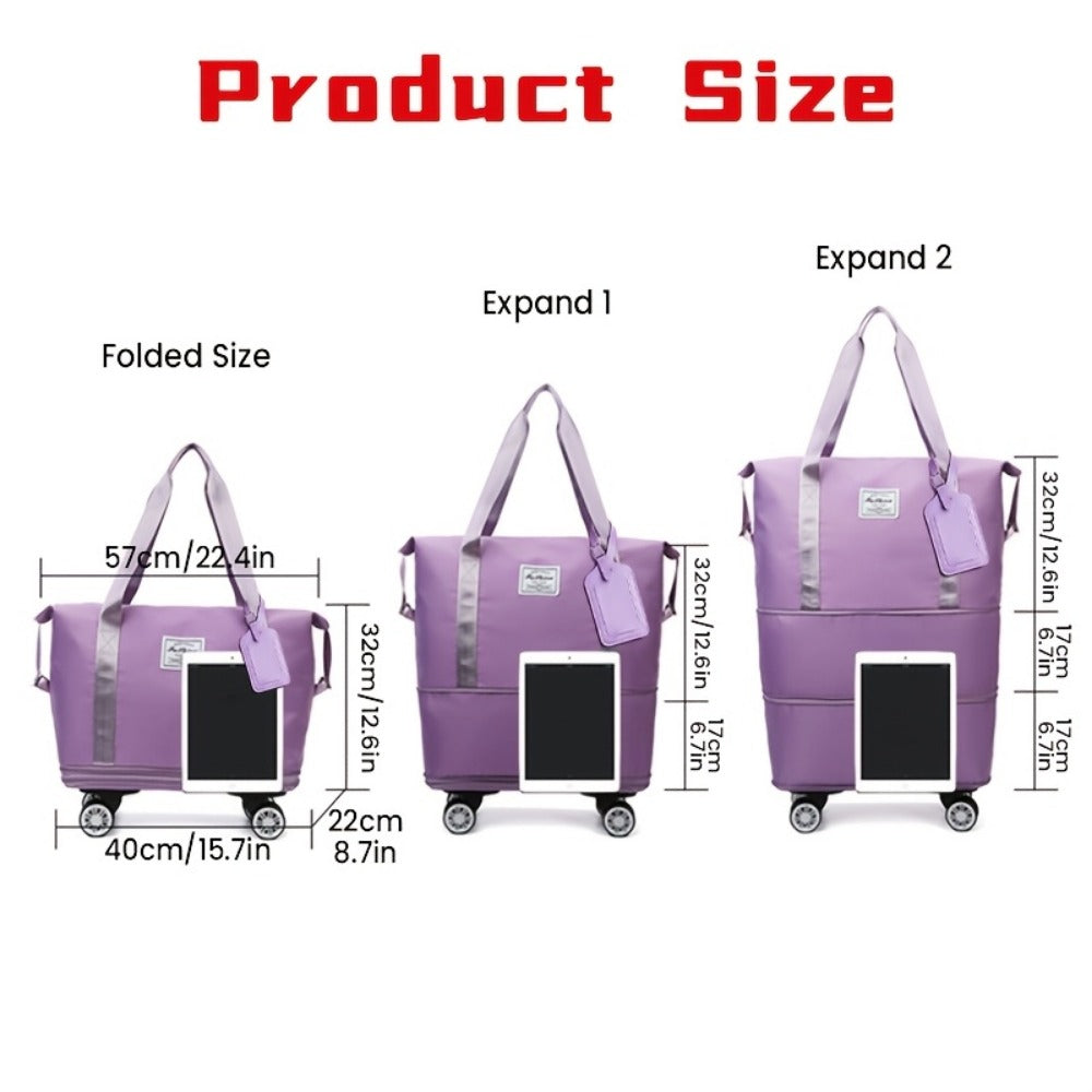 Carry On Luggage – Nylon, Expandable, Foldable, for Travel | Bag Vero – detail view 5