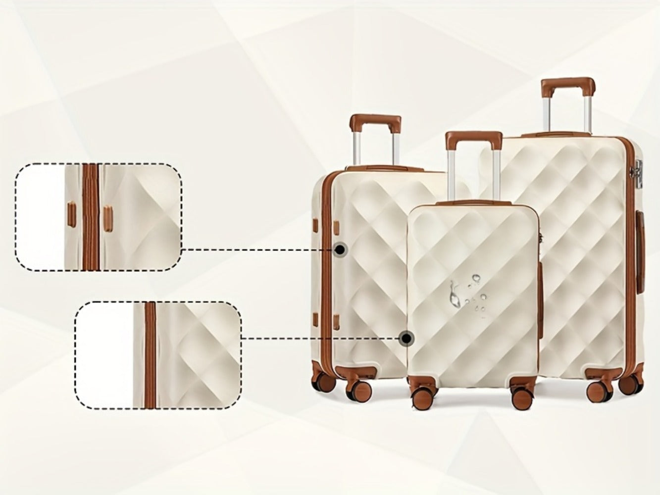 Luggage Set – 5-Piece, 28 Inch, TSA Lock, Spinner Wheels | Bag Vero – detail view 51