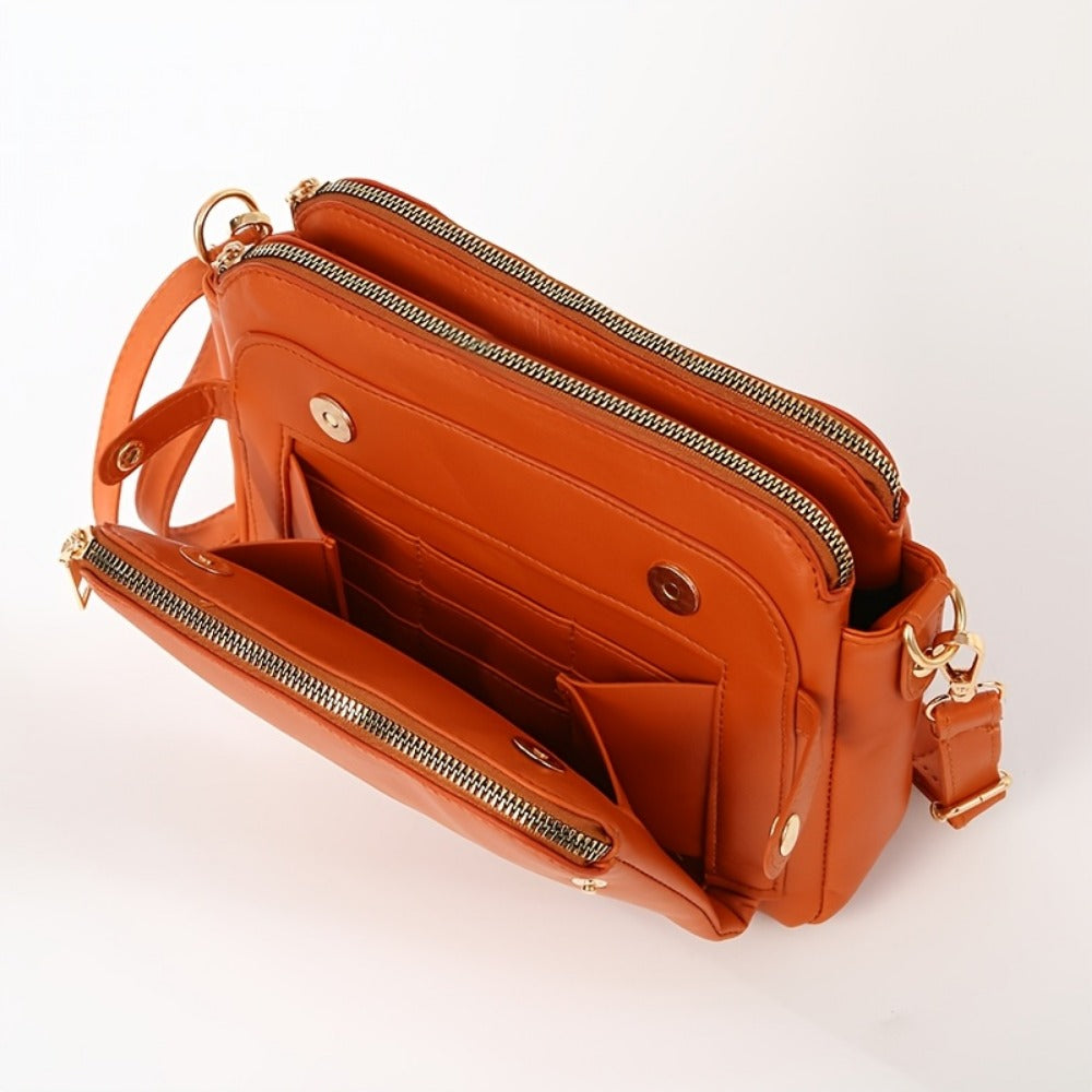 Women's Wallet – PU Leather, Three Tier Pu Leather Clutch | Bag Vero – detail view 10