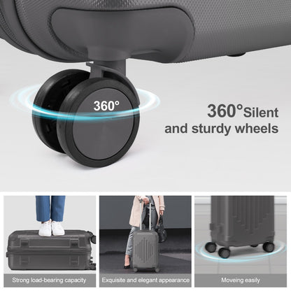 Luggage Set – 5 Piece, 28 Inch, Hardshell, TSA Lock | Bag Vero – detail view 26