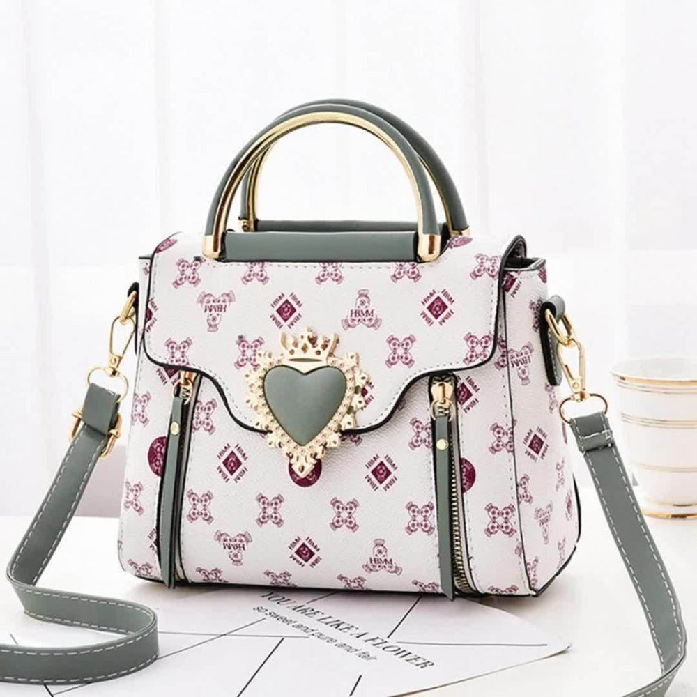 Mini Heart-shaped Women's Bag Shoulder Bag, Simple And Stylish Handbag Messenger Bag