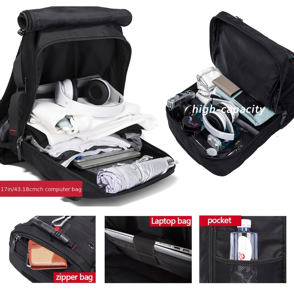 Multi Functional Travel Backpack, Simple Nylon Laptop Daypack, Carry On Luggage Schoolbag, Multi Pocket Carry On Travel Backpack, Flight Approved Gym Bag With Shoe Compartment, Waterproof Laptop School Bag, Outdoor hiking backpack