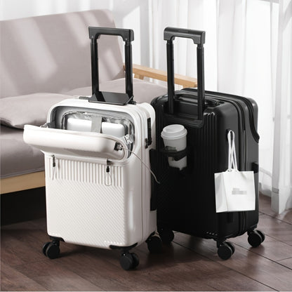 1pc 50.8/55.88/60.96/66.04 Cm Suitcase, Travel Functional Boarding Case, Luggage With Password Lock Unisex Bag For Daily Use
