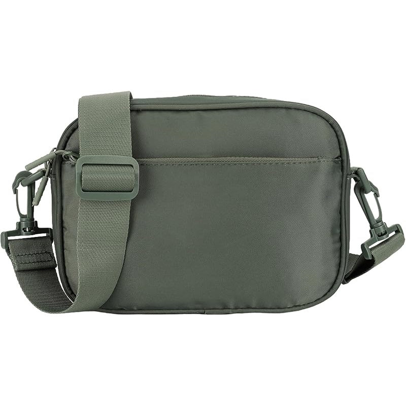 Compact Checkered Crossbody Bags for Women, Featuring a Nylon Shoulder Design And a Wide Strap