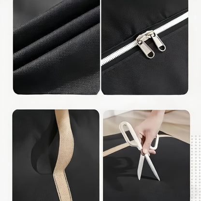 3pcs Oversized Moving Bag, Foldable And Durable Carry Bag, Ideal for Travel, Luggage Check-In, Wardrobe Organization, Packing And Storage