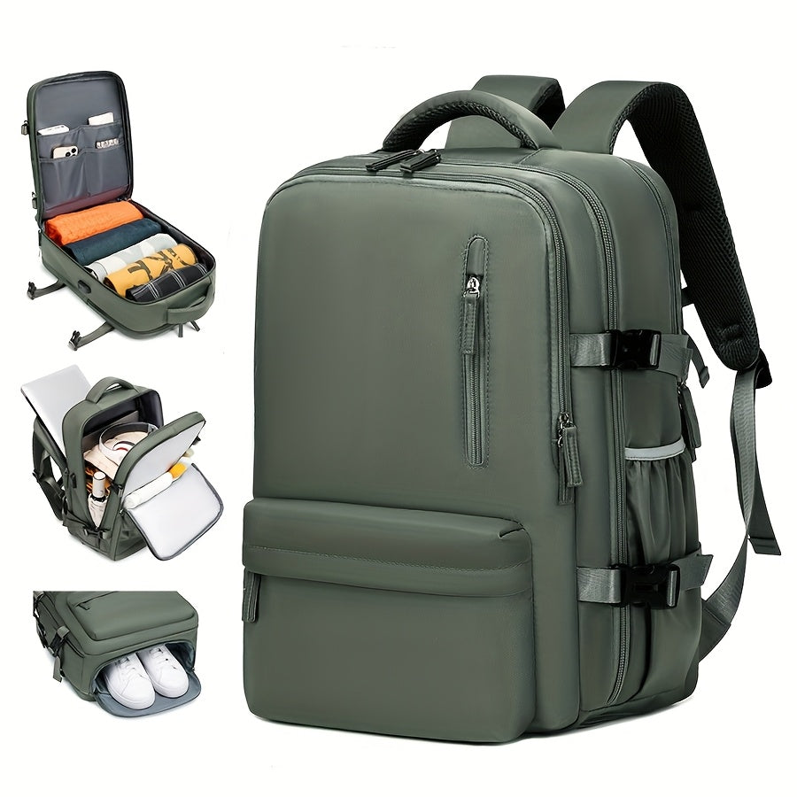 Laptop Backpack – 16 Inch, USB Charging, Spinner Wheels, for Travel | Bag Vero – detail view 20