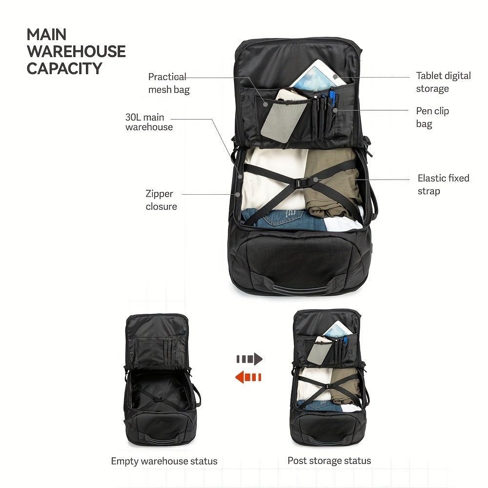 Laptop Backpack – 17.3 Inch, 40L, for Travel | Bag Vero – detail view 7