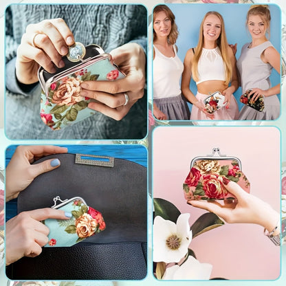 Women's Wallet – Mini, Flower Coin Set Of Small | Bag Vero – alternate view
