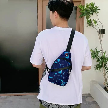 Couple Chest Bag, Men'S Casual Crossbody Bag, Trendy Sports Bag, Multifunctional Small Bag, Shoulder Bag, Unisex Version