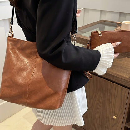 2pcs Vanaheimr Bohemian Style Soft Tote Bag, with Adjustable Shoulder Strap, Zipper Closure, Polyester Lined,, Lightweight Handheld Bags for Going Out, Ideal for Best Birthday Gifts, Christmas And Valentine's Day Gifts