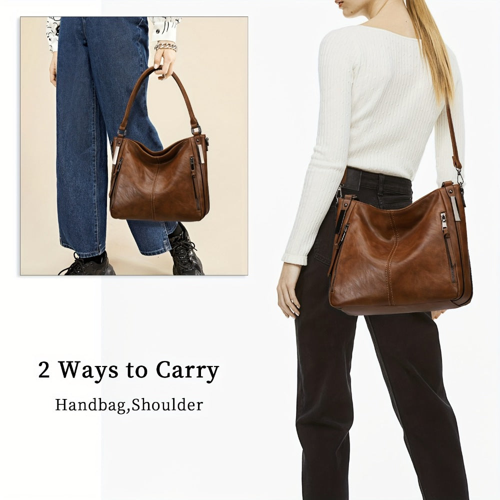 Crossbody Bag for Women – PU Leather, Adjustable Strap, for Travel & Work | Bag Vero – detail view 16