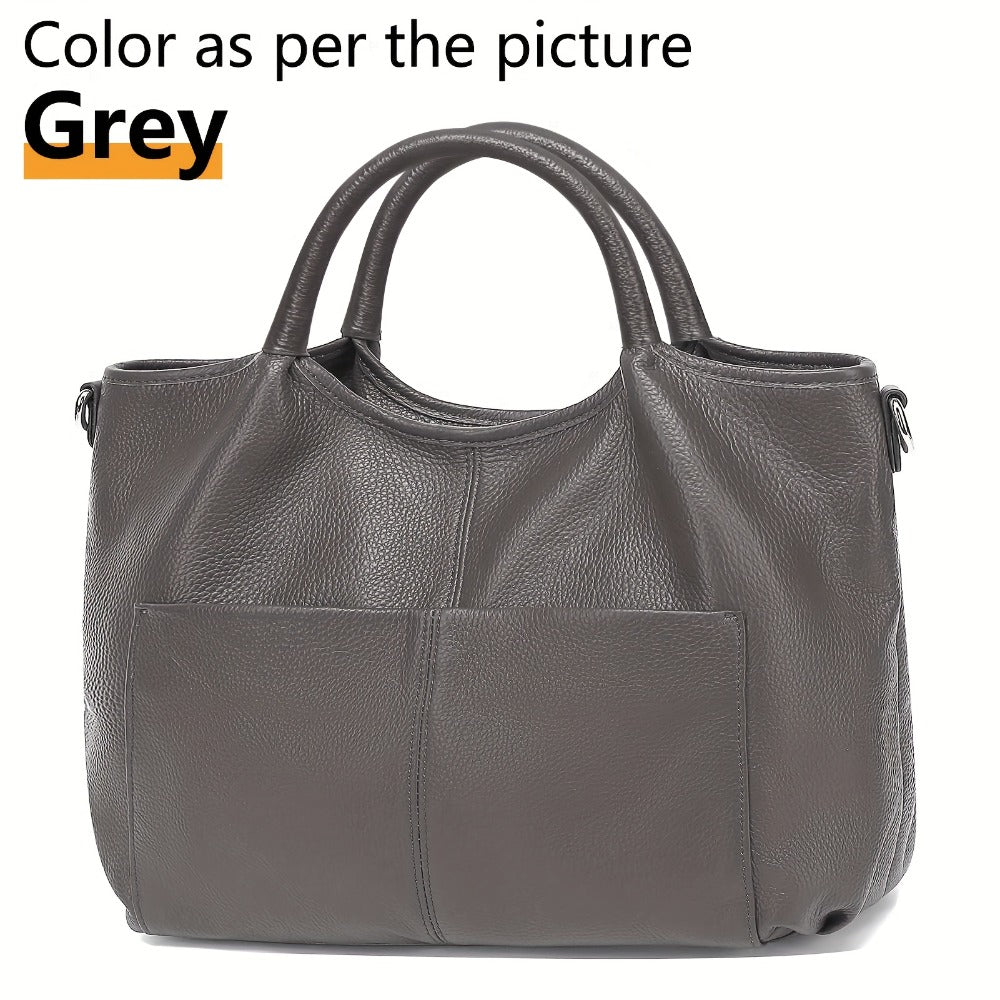 KOGTLA Genuine Leather Purses for Women,Luxury Genuine Tote Bag,Crossbody Shoulder Bags Designer Handbags Top Handle Satchel Bag,Large Capacity,Daily Commutes And Outings Pefect for Office,Business And Work