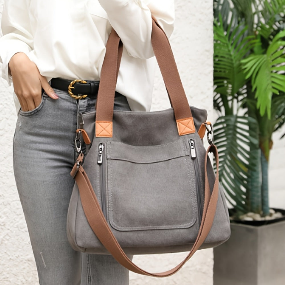 Ladies' Bags, Crossbody Bags, Shoulder Bags, Large Capacity Tote Bags, Workplace Commuting, Durable And Practical, Classic And Simple Casual Design Versatile Zipper Bags, Handbags, Bags, Fabric Bags ( Crossbody Bags Large Capacity Bags)