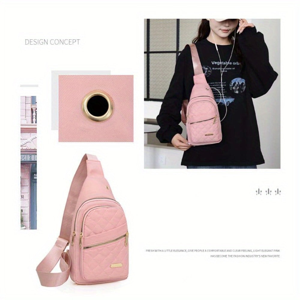 Women's Crossbody Bags PU Waist Bags Chest Bags Fashion Crossbody Backpacks Outdoor Hiking