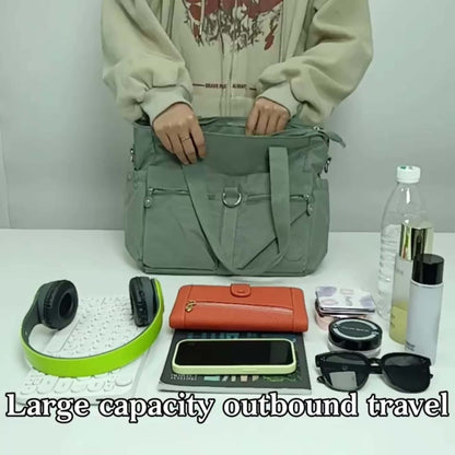 New Style Casual Large Capacity Messenger Bag Commuter Shoulder Bag School Season Student Backpack Fashionable And Versatile, Travel Bag, Work Bag, Bags, Messenger Bag, Adjustable Strap, Casual Commuter Handbag, Simple Classic Casual Shoulder Bag