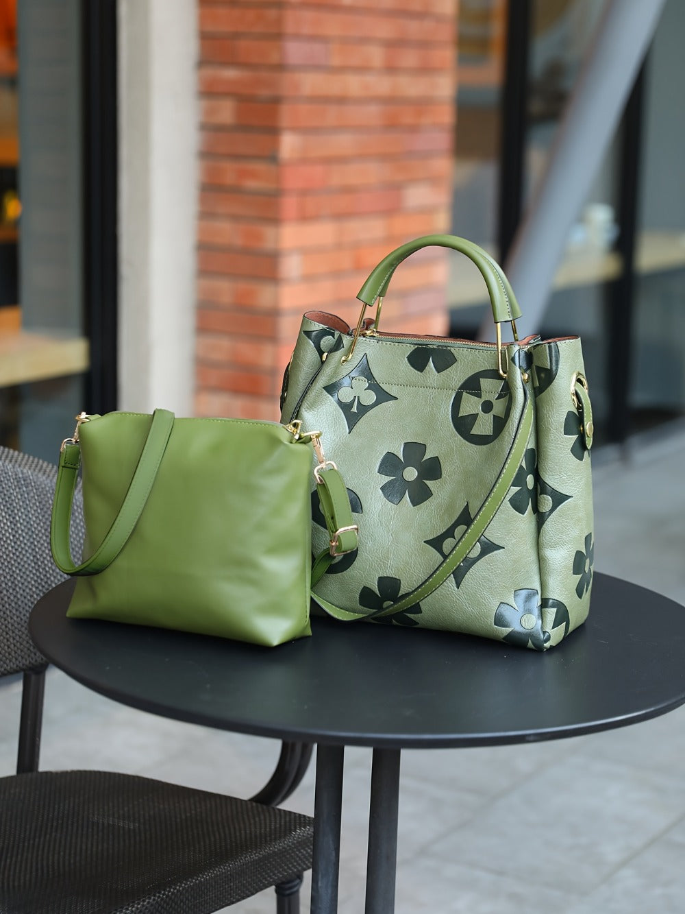 Elegant Flower Embossed Handbag, Fashionable Satchel Bag for Work, Classic All-Match Bag