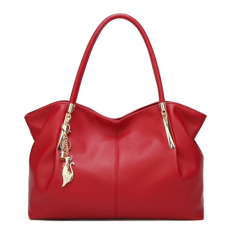 Women's Mom Tote Bag Large Capacity Chic Minimalist Textured Shoulder Crossbody Purse Versatile Multi Function Carryall