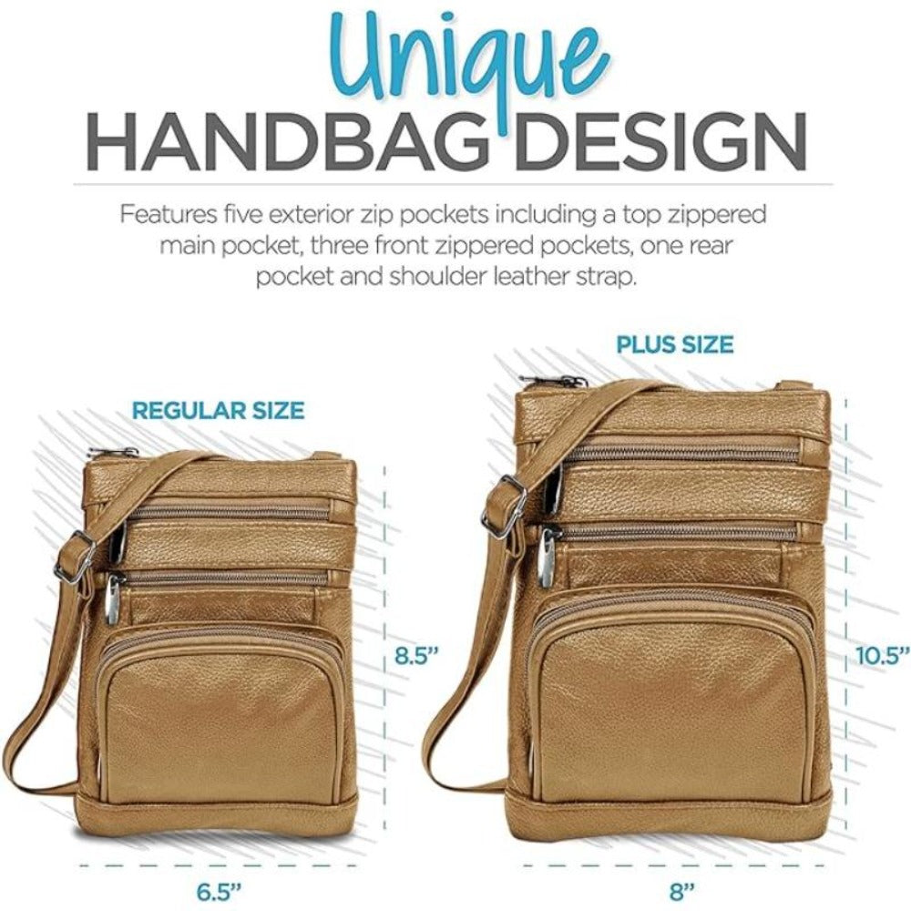 Women's Wallet – Genuine Leather, Multi Pocket, Adjustable Strap | Bag Vero – detail view 36
