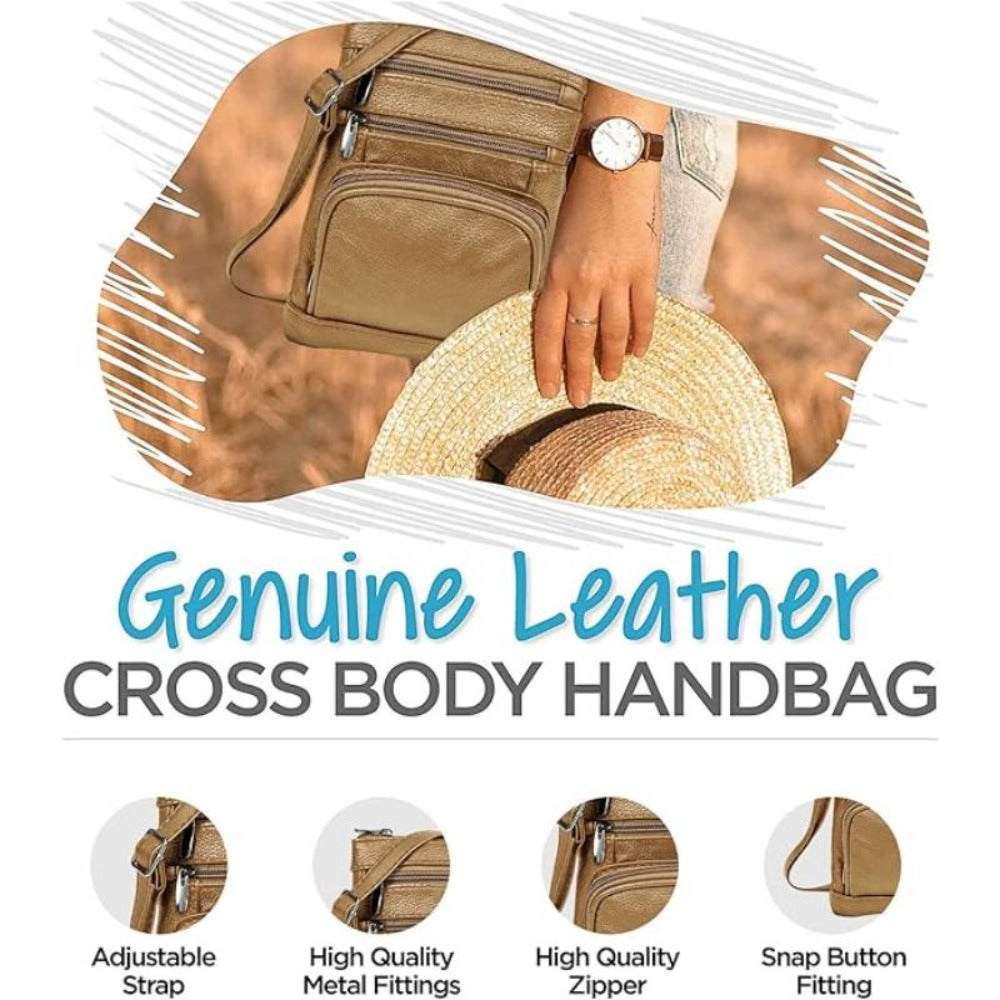 Women's Wallet – Genuine Leather, Multi Pocket, Adjustable Strap | Bag Vero – detail view 35