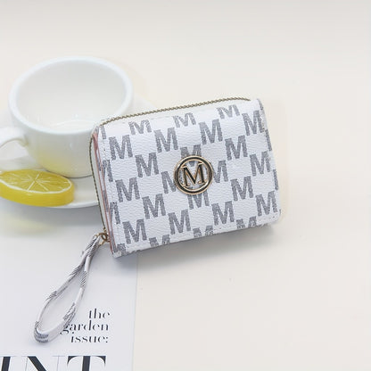 Classic designer letter printed three fold Women's wallet, casual style, fashionable Women's credit card holder - a high-quality gift for women