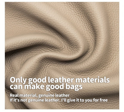 Trendy Genuine Leather Wallet, Solid Color Card Holder, Perfect Clutch Bag for Daily Use