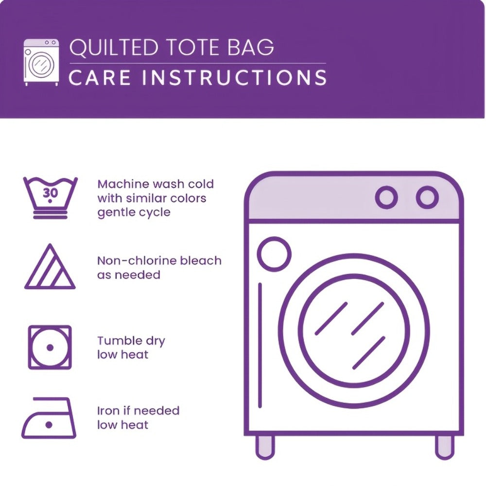 Quilted Travel Tote Bag, Clothing Storage Bag, Large Multi-functional Zippered Closure, Perfect for Vacations, Travel, And Leisure. Stylish And Trendy, This Travel Tote Bag Boasts An Extra-large Capacity And Is Ideal for Parties, Commuting, And Work.