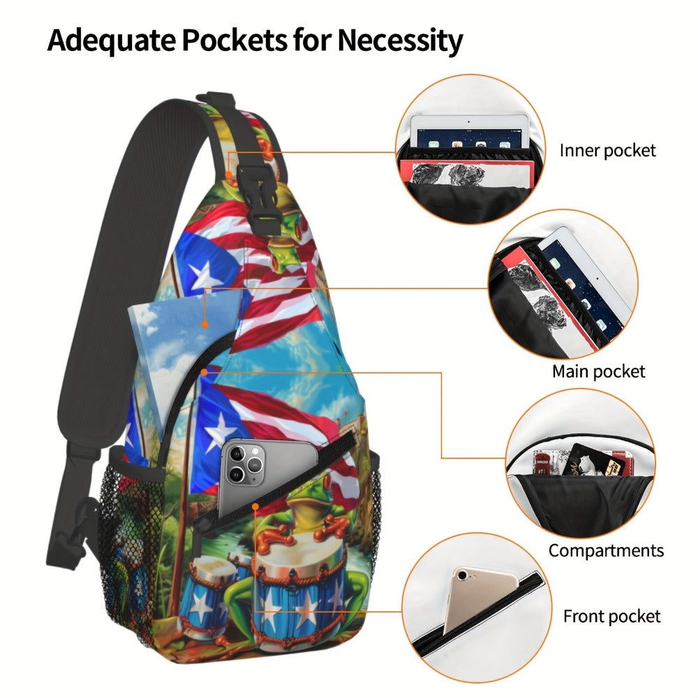 Sling Bag – Polyester, Foldable, Large Capacity, for Travel | Bag Vero – detail view 4