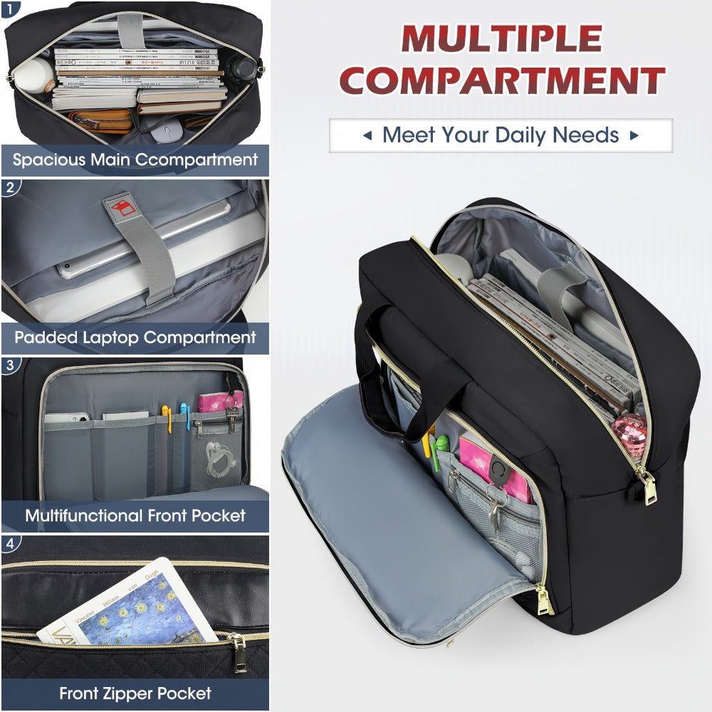 Laptop Bag – 17.3 Inch, for Travel & Work | Bag Vero – detail view 3