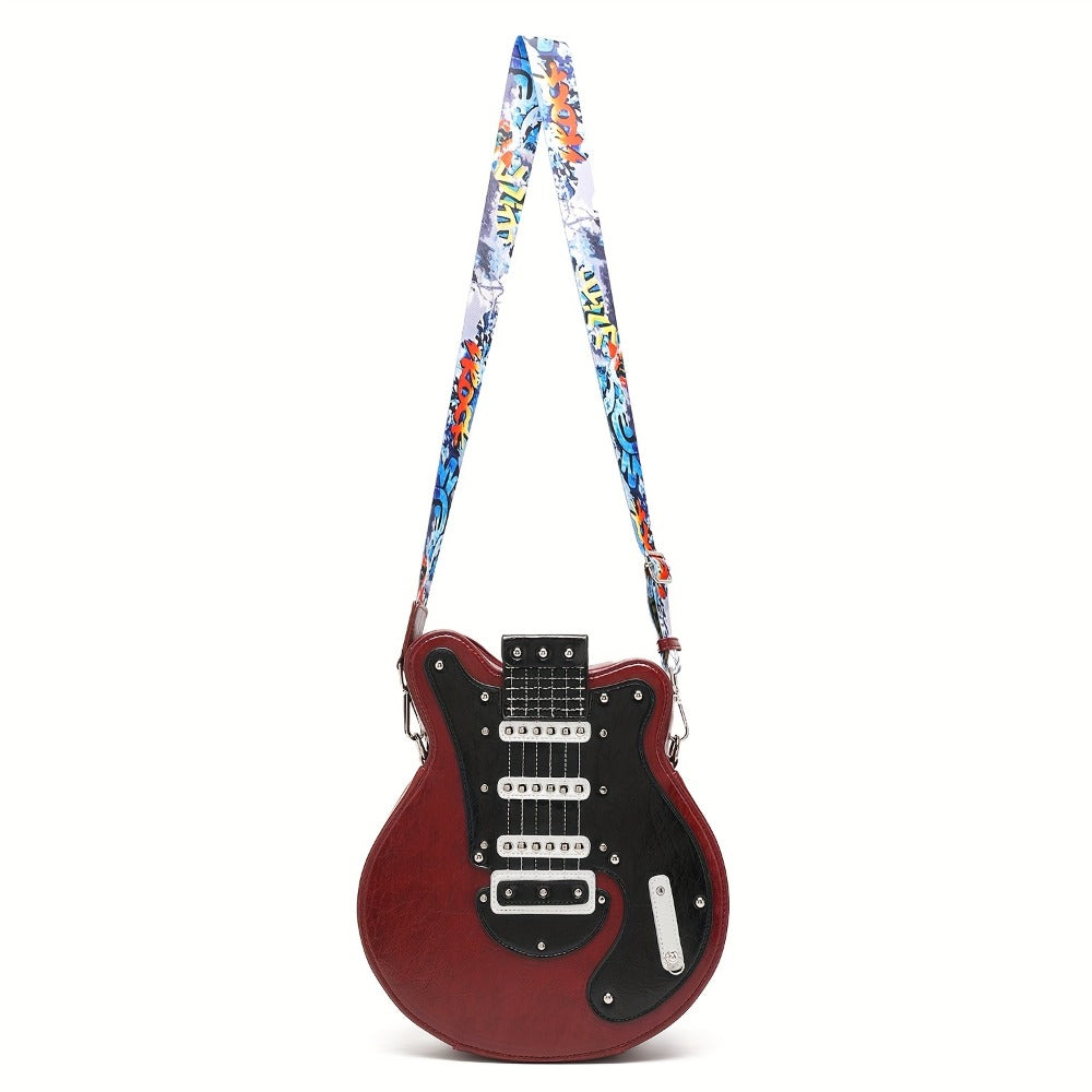 Crossbody Bag for Women – Guitar Shaped Y2k Punk Style | Bag Vero – detail view 22