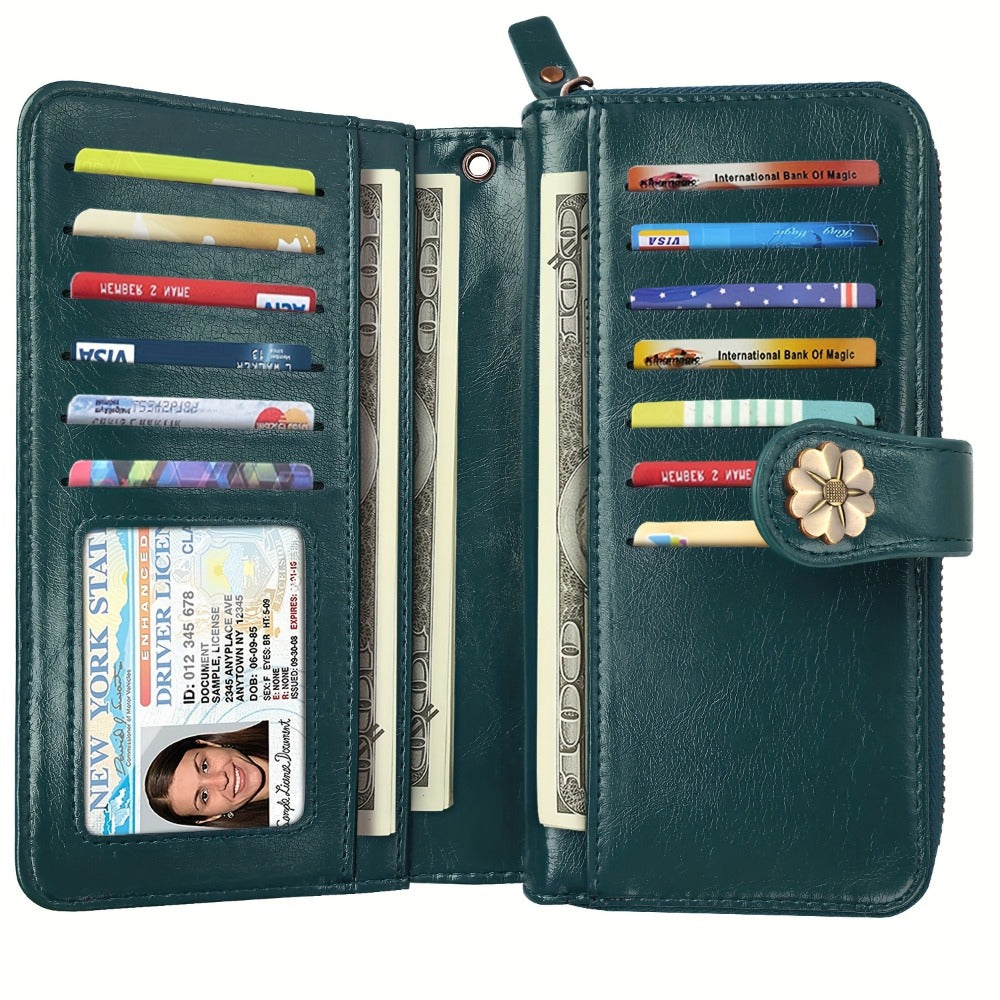 Women's Wallet – Large Capacity, Mandala Print Zipper Large Capacity | Bag Vero – detail view 11