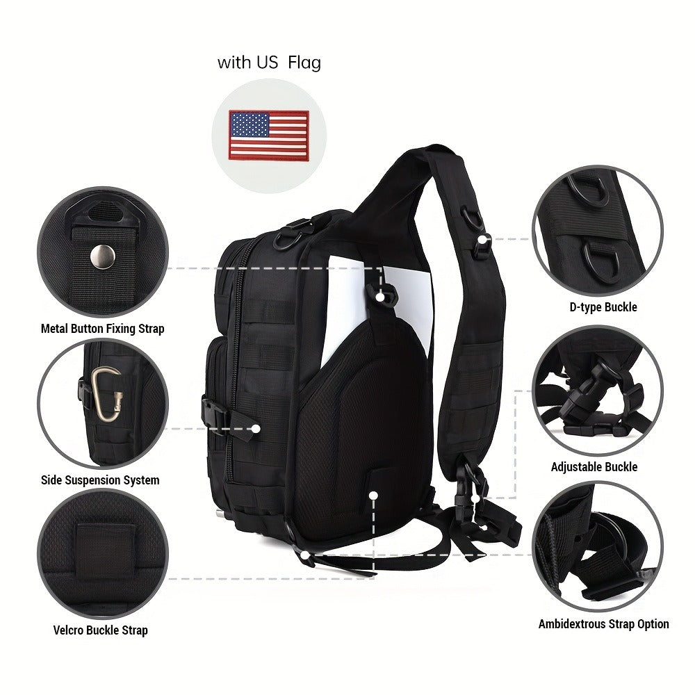 Backpack for Women – Adjustable Strap, Tactical Sling Gallon Single Hiking | Bag Vero – detail view 32